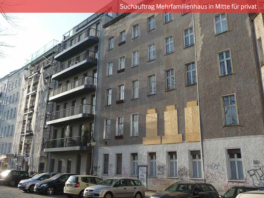 Suchauftrag Mehrfamilienhaus in Mitte für privat