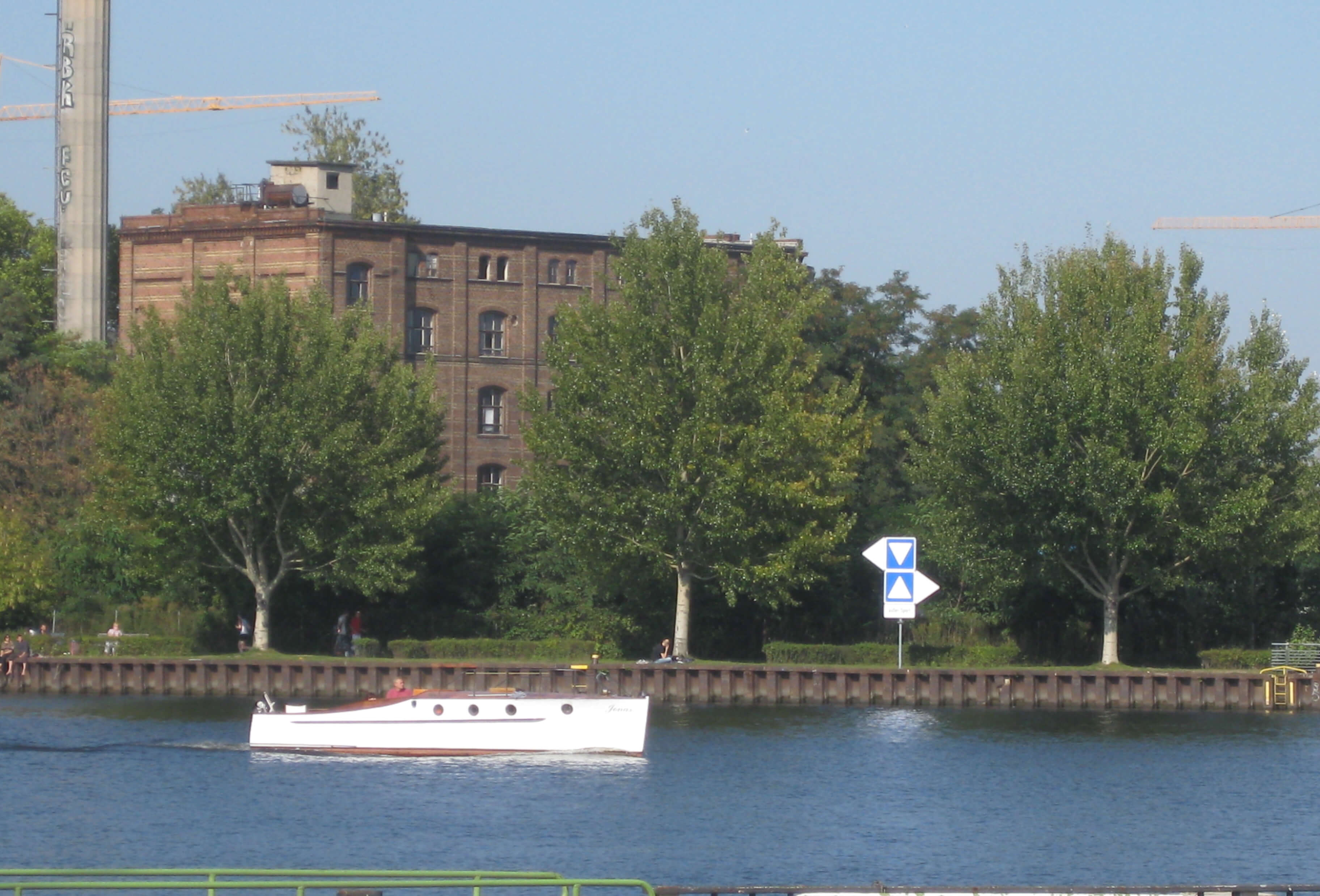 Alte Teppichfabrik auf Stralau mit zusätzlicher Neubaufläche